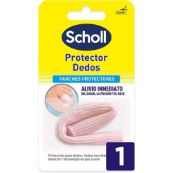 Scholl Protective Tube for Fingers Nails and Calluses Immediate Pain Pressure and Ocean Relief Black Standard