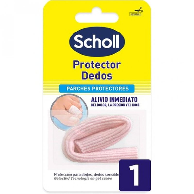 Scholl Protective Tube for Fingers Nails and Calluses Immediate Pain Pressure and Ocean Relief Black Standard
