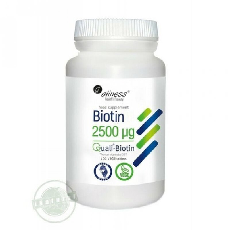 Biotin 2500mcg Hair Skin Nail Aliness 120 Tablets