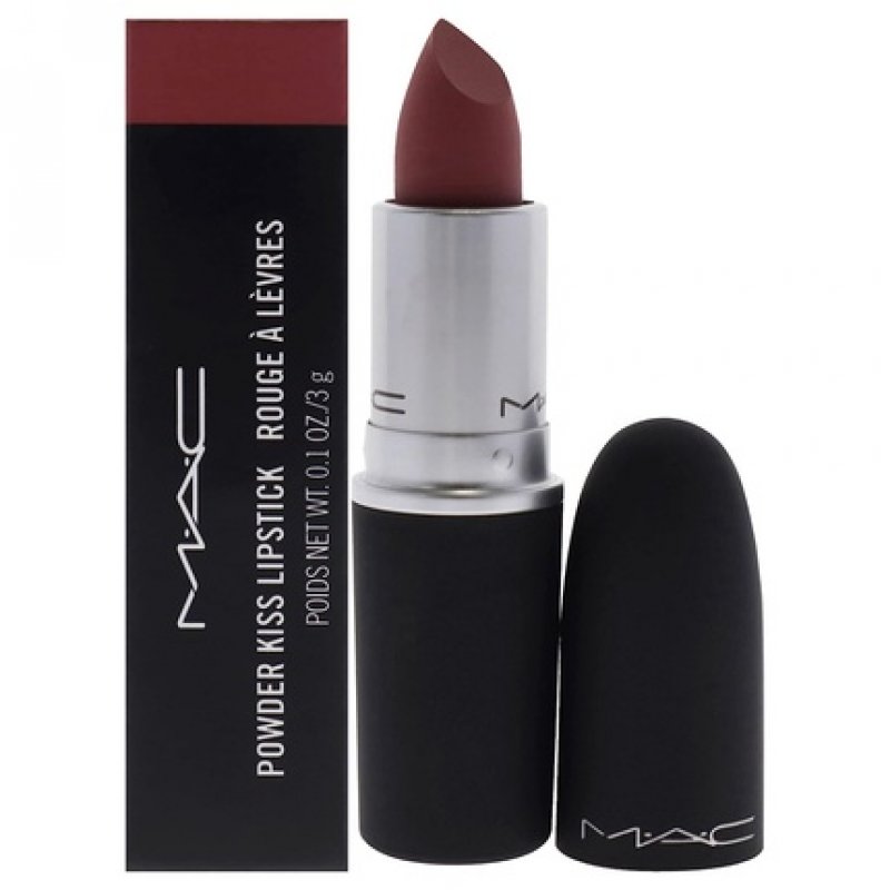 MAC Powder Kiss Lipstick 930 Brickthrough 0.1 oz