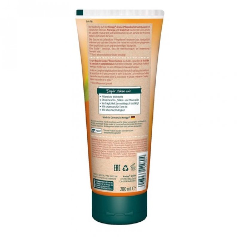 Kneipp Aroma Care Shower Good Mood Passionfruit and Grapefruit 200ml