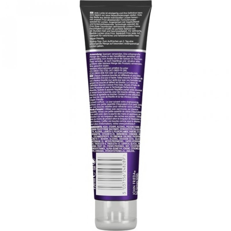 John Frieda Defining Curls Cream from the Frizz Ease Dream Curls Series with Abyssinian Oil 150ml