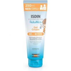 ISDIN Pediatrics Gel Cream SPF 50 250ml Cooling and Hydrating Sun Cream