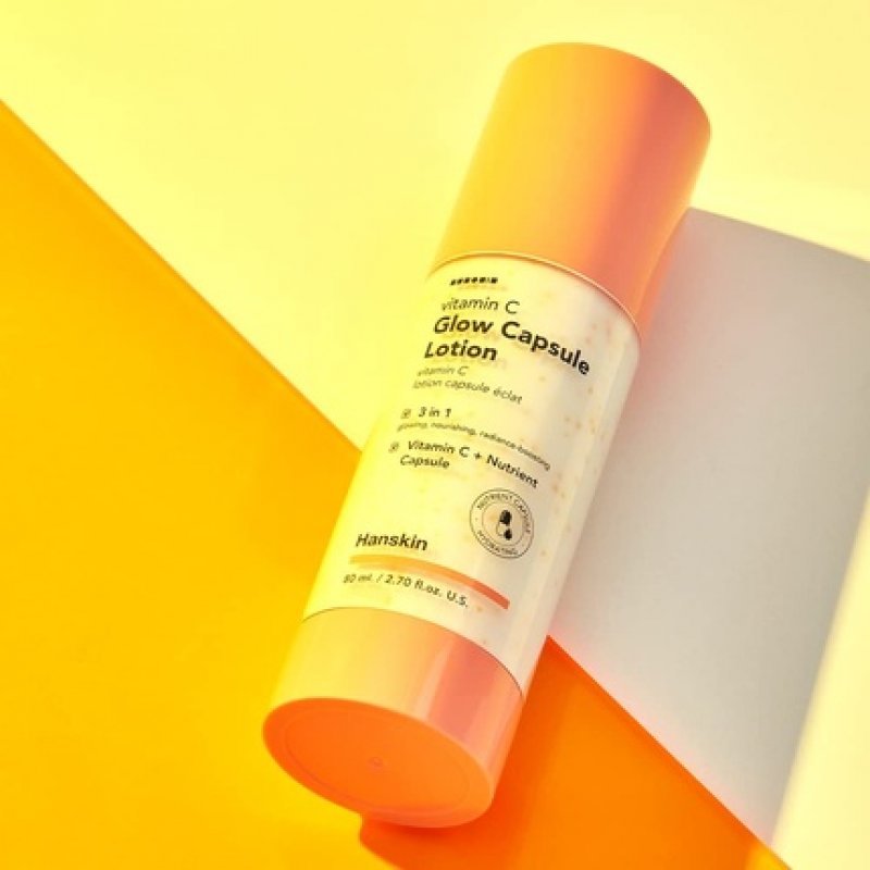 Hanskin Vitamin C Glow Capsule Lotion Boost Radiance and Even Skin Tone