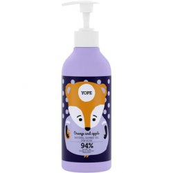 YOPE Natural Shower Gel for Kids with Cranberry Extract and Lavender 400ml Orange Apple