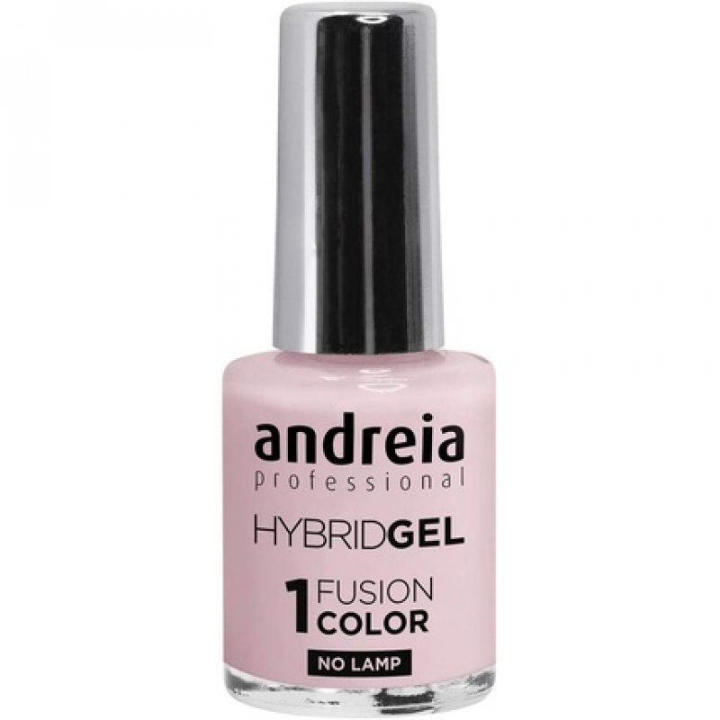 Andreia Professional Hybrid Gel Nail Polish Fusion Colour H20 Pink - 2 Steps No Lamp Required Long Lasting Easy Removal
