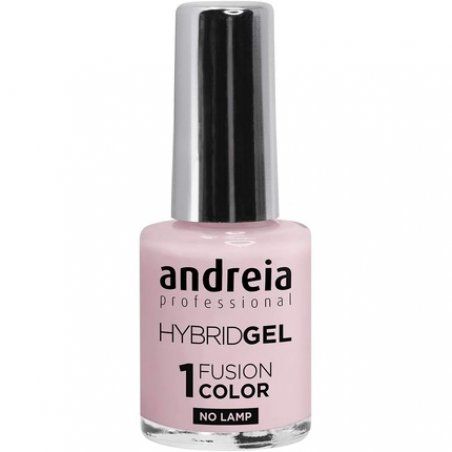 Andreia Professional Hybrid Gel Nail Polish Fusion Colour H20 Pink - 2 Steps No Lamp Required Long Lasting Easy Removal