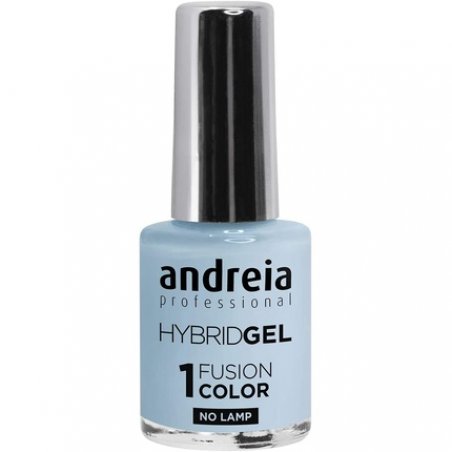 Andreia Professional Hybrid Gel Nail Polish Fusion Colour H44 Blue - 2 Steps No Lamp Required Long Lasting Easy Removal