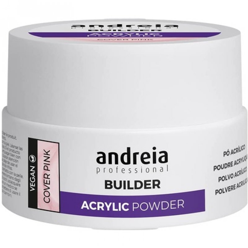 Andreia Professional Acrylic Builder Powder for Nail Extensions Cover Pink 20g