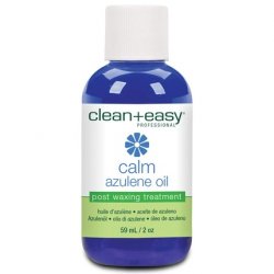 Clean Easy Calm Azulene Oil Post Waxing Care Solution for Sensitive Skin 2oz