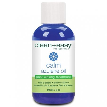 Clean Easy Calm Azulene Oil Post Waxing Care Solution for Sensitive Skin 2oz