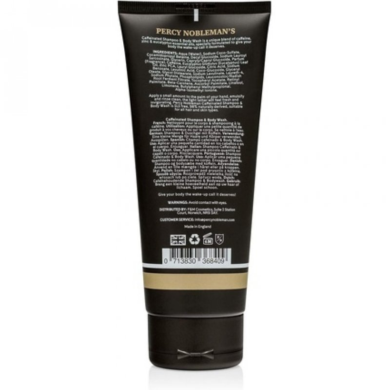 Percy Nobleman Caffeine Shampoo & Body Wash 200ml