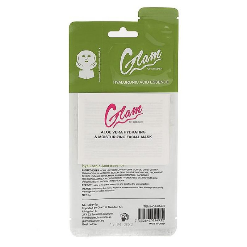 Glam Of Sweden H01493 masque pour le visage Masque hydratant Femmes 40 g