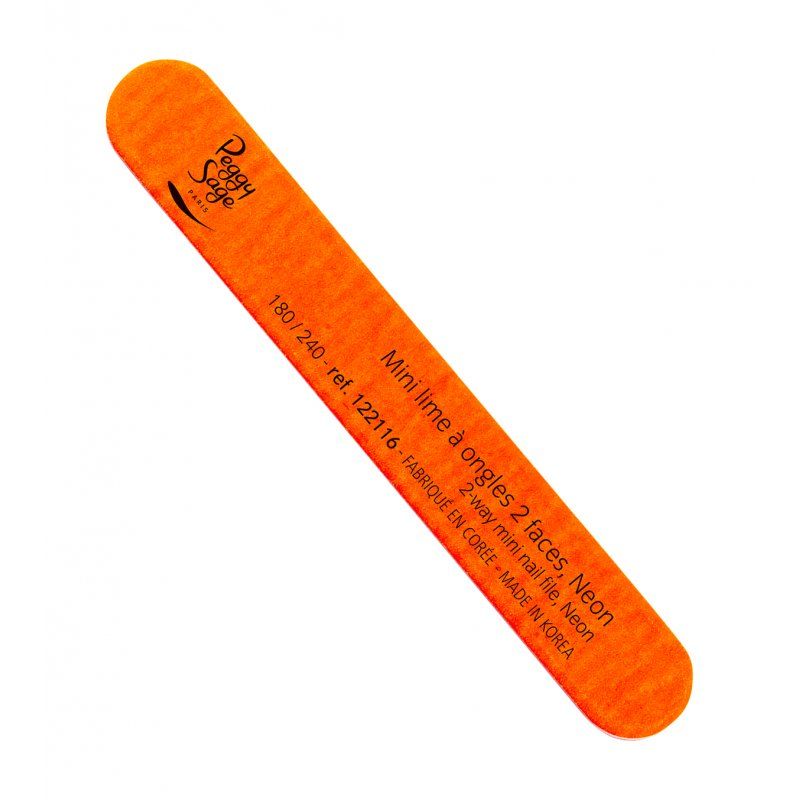 Peggy Sage Neon orange mini nail file 180/240