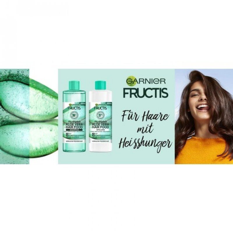 Garnier Moisturising Aloe Vera Conditioner Vegan Formula for Normal Dry Hair 400ml