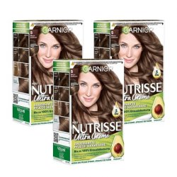 Garnier Nutrisse Permanent Hair Color with Nourishing Fruit Oils 050 Mocha Light Brown 1 Stück
