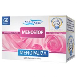Menostop Menopause Sweating Hot Flashes 60 Capsules with Soy Isoflavones