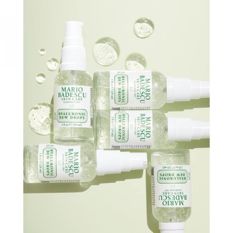 Mario Badescu Hyaluronic Dew Drops Hydrating Gel-Serum for Glass-like Glow 1 FL OZ