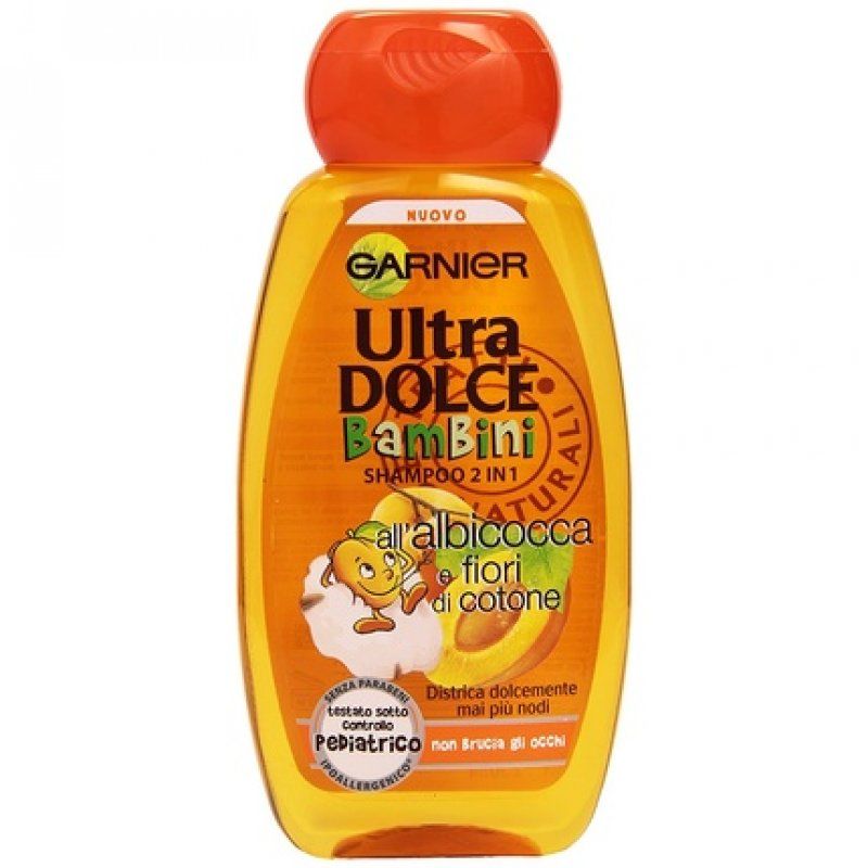 ULTRA DOLCE 2-in-1 Apricot Baby Shampoo and Hair Products 250ml