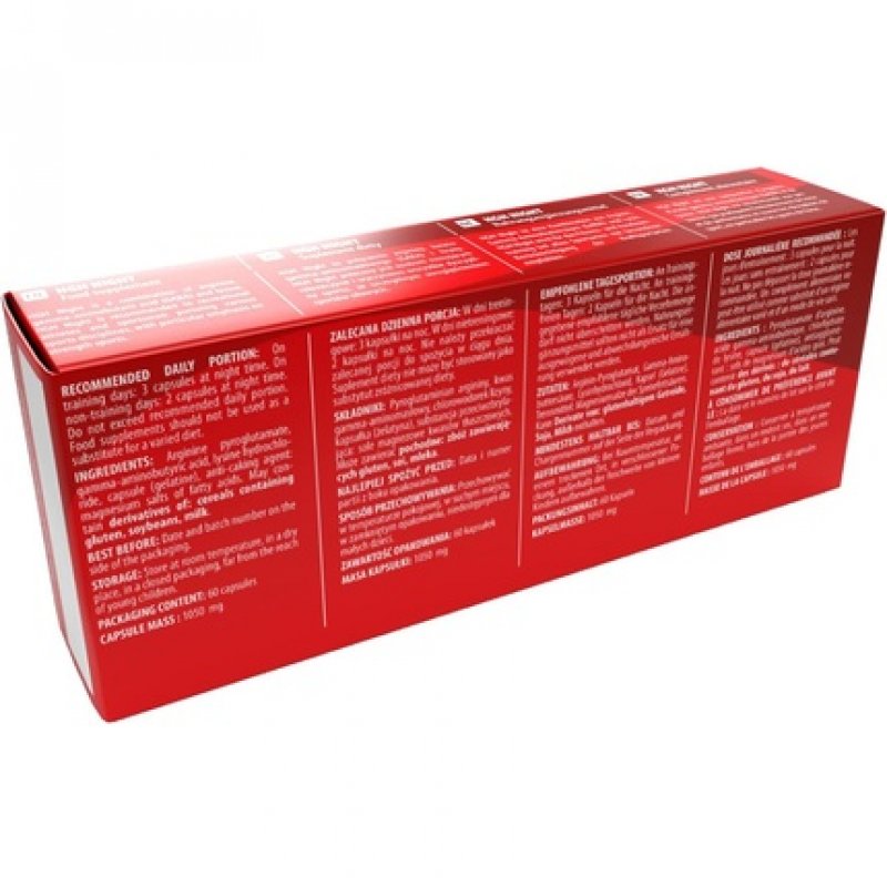 Activlab HGH Night 60 Capsules - Combination of Arginine, Gaba, Lysine - Before Bedtime - Concentration, Regeneration -