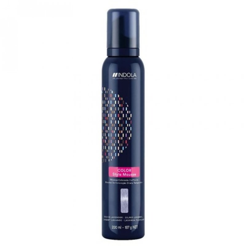 Indola Profession Color Style Mousse Silver Lavender 200ml