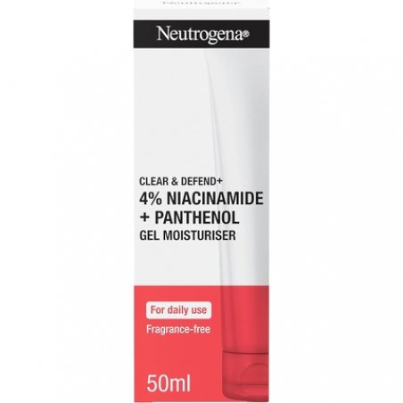 Neutrogena Clear & Defend Gel Moisturizer with Niacinamide and Panthenol