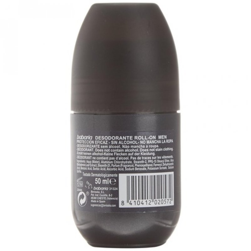 Babaria Men's Roll on Deodorant 50ml
