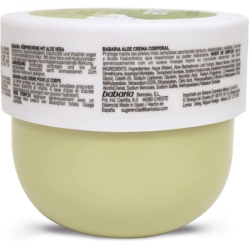 Babaria Aloe Body Cream 400ml