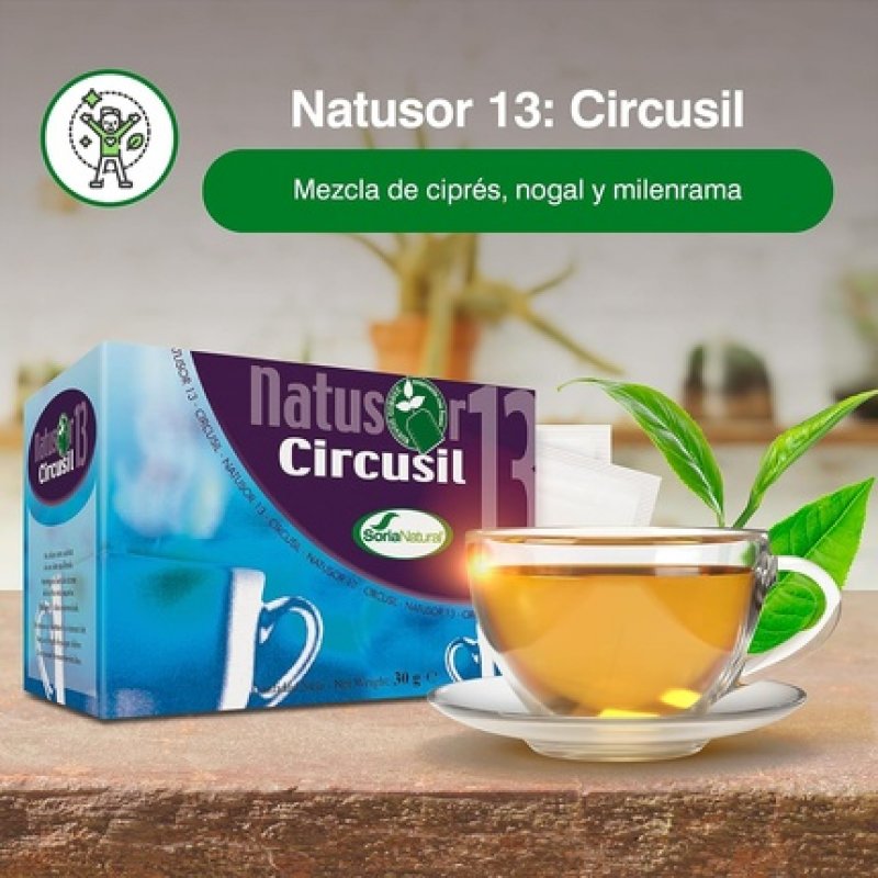 Soria Natural Circusil Herbal Tea 13 20 Sachets