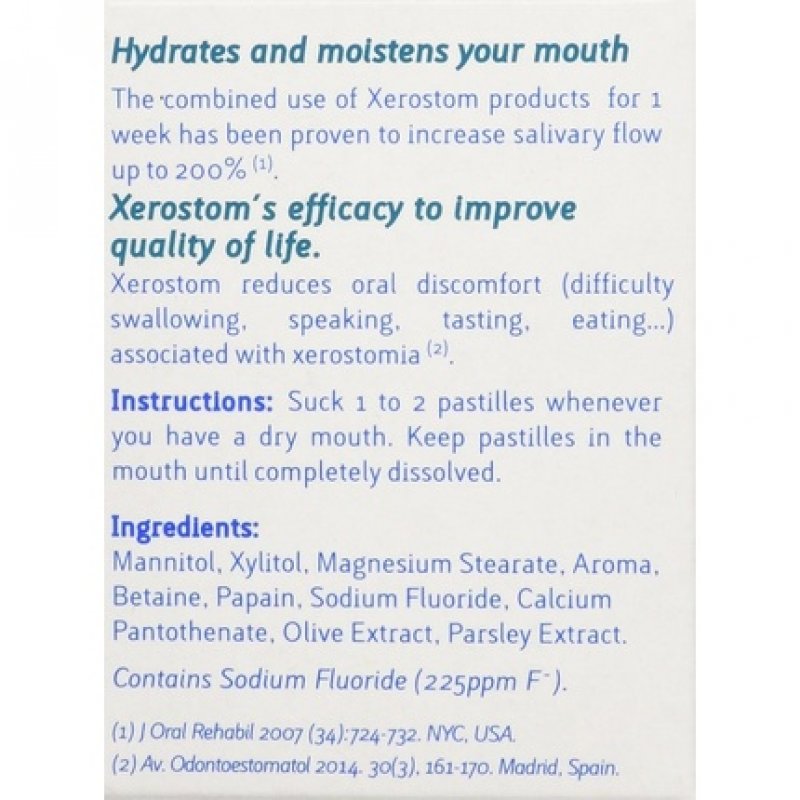 Xerostom 30 Tablets for Dry Mouth Relief