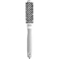 Olivia Garden Expert Blowout Shine Hairbrush White and Grey 20mm
