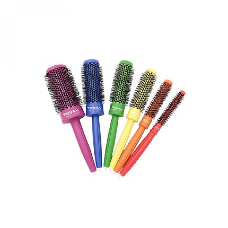 Termix C·Ramic Pride Round Ceramic Hairbrushes with Ionized Fibers