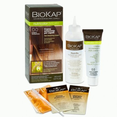 BioKap Natural Hair Lightener Bleaching Cream 0.0 for All Hair Types