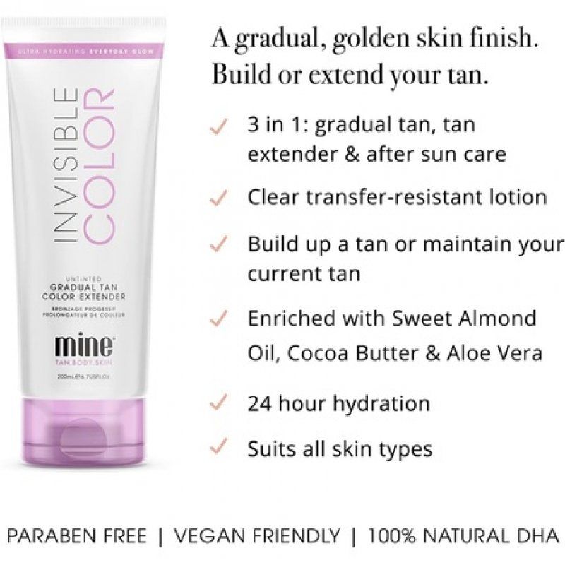 Minetan Body.Skin Invisible Color Gradual Tan Lotion 200ml