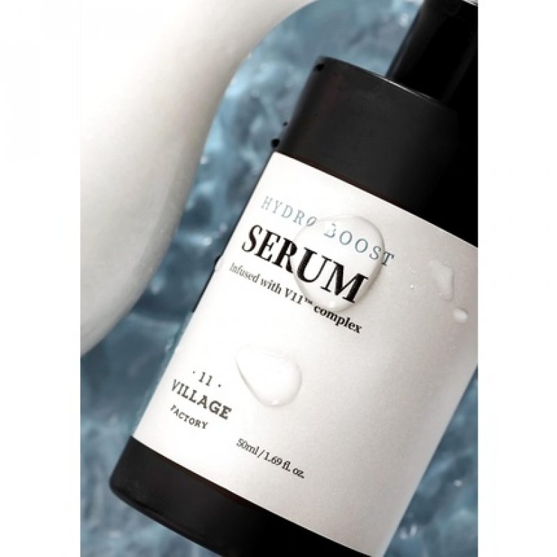 VILLAGE 11 FACTORY Hydro Boost Serum with Hyaluronic Acid and Jojoba Esters 1.69 fl oz/50ml