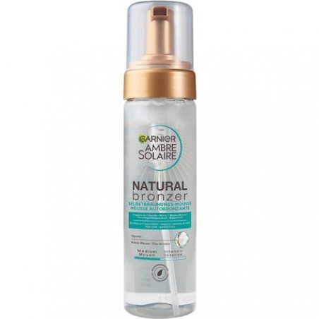 Garnier Self-Tanning Mousse Nourishing Self-Tanning for a Natural and Stain-Free Tan Ambre Solaire Natural Bronzer 200ml
