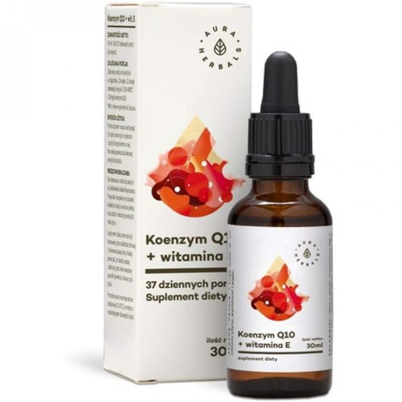 Natural Coenzyme Q10 Vitamin E **Drops** 30ml