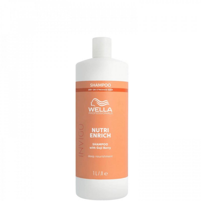 Wella Professionals Invigo Nutri-Enrich Shampoo for Dry Damaged Hair 1L