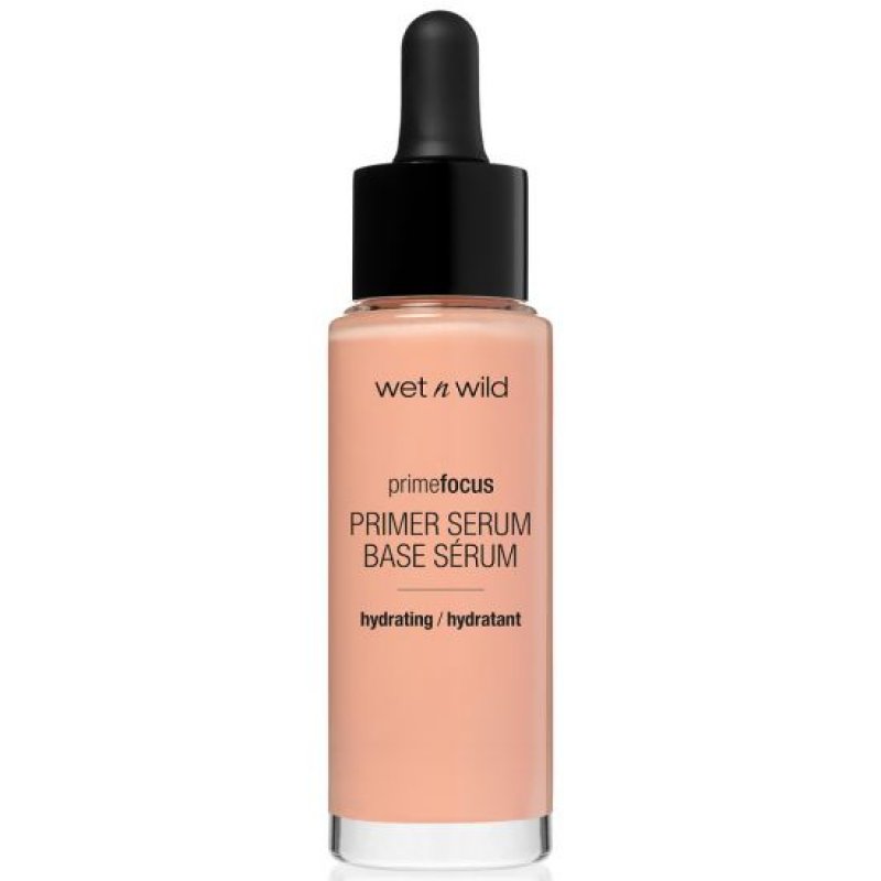 wet n wild Prime Focus Primer Serum with Rosewater and Camellia Leaf Extract 30ml Hydrating