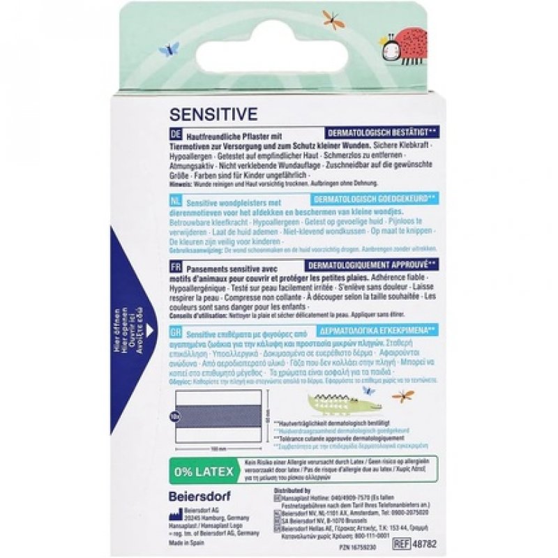Hansaplast Sensitive Kids Extra Skin Friendly 1m x 6cm