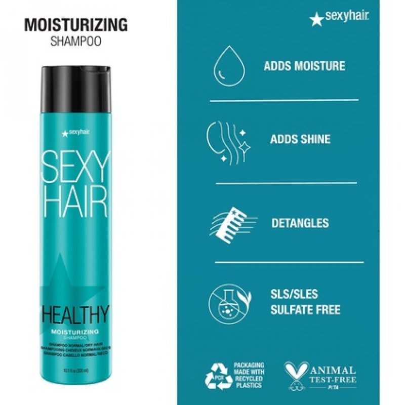 Sexy Hair Healthy Sexy Moisturizing Shampoo 300ml