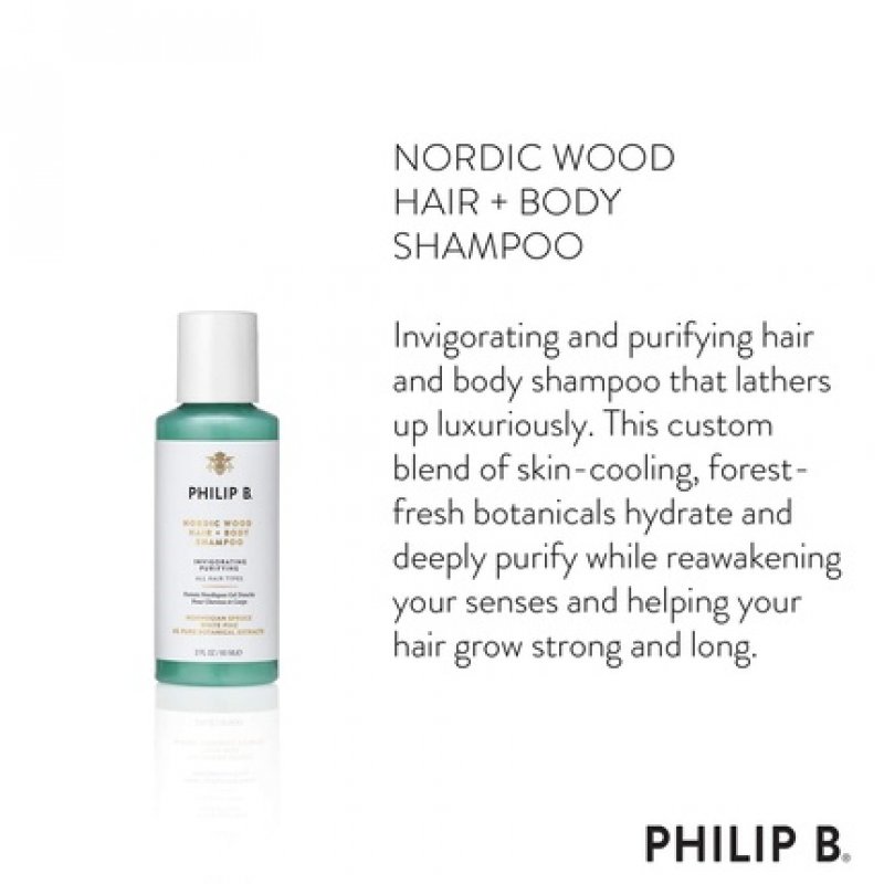 PHILIP B Nordic Wood Hair & Body Shampoo 60ml