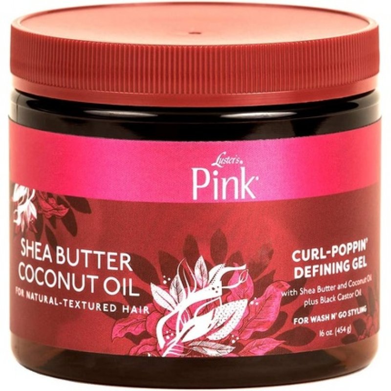 Lusters Pink Shea & Coconut Curl-Poppin Defining Gel 454g