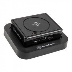Silverstone SST-QIB052-D Qi Lader mit Docking Station - noir