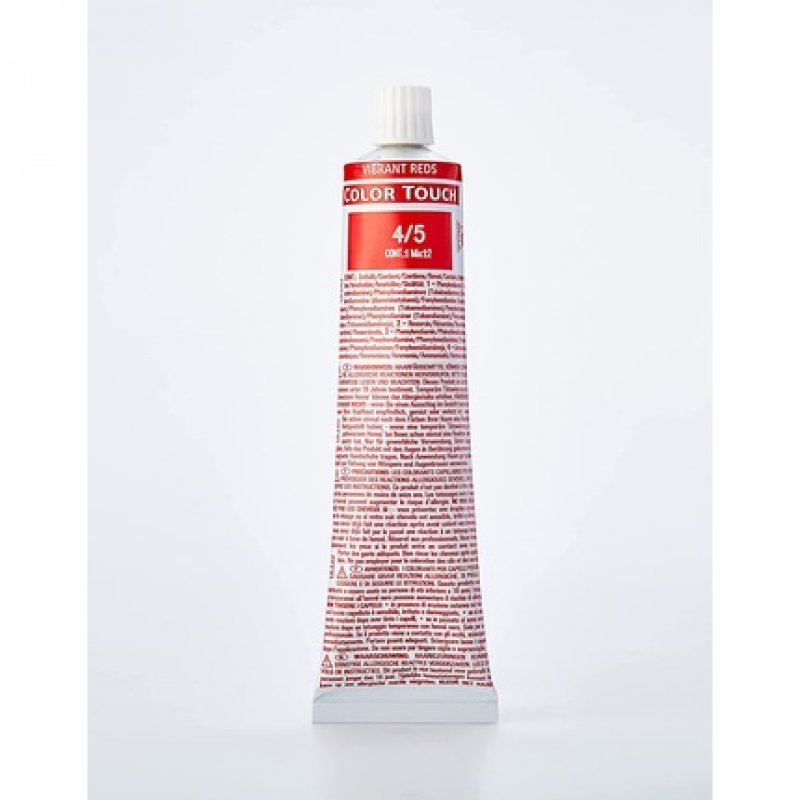 Wella Colour Touch Demi-Permanent Hair Colour No. 4/5 Medium Brown Mahogany 60ml