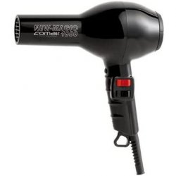 COMAIR New Magic 1800 Hair Dryer 1800/2000W Black AC Motor 2 Nozzles 230/240V 50/60Hz