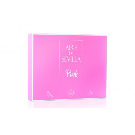 Instituto Español Aire de Sevilla Pink kit de parfums et de produits pour le bain 3 pièce(s) Femelle
