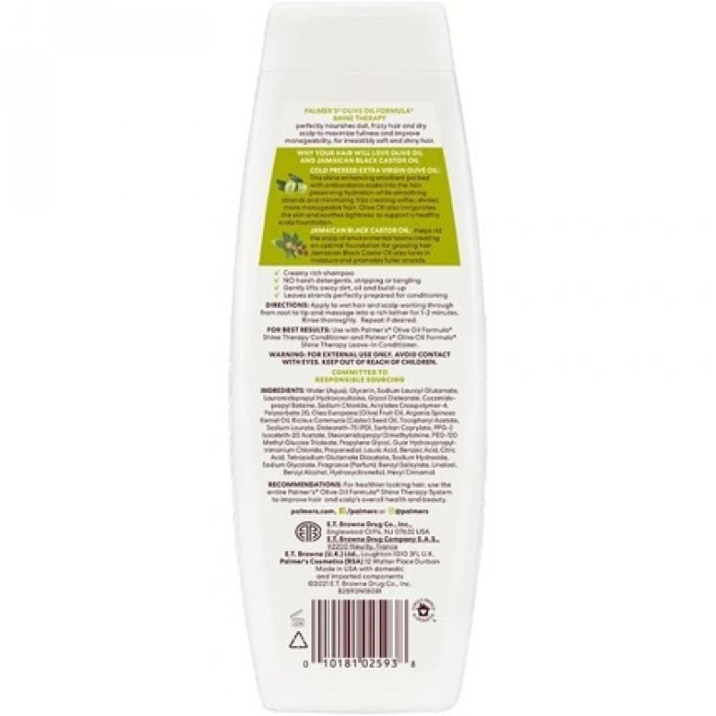 Palmers Olive Oil Formula Shampoo 400ml Shine Therapy