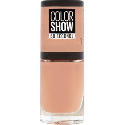 Gemey Maybelline Colorshow Nail Polish 1 Go Bare Nude Color 7ml