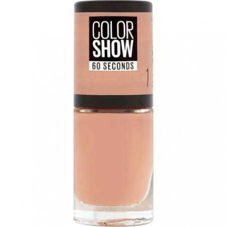 Gemey Maybelline Colorshow Nail Polish 1 Go Bare Nude Color 7ml